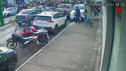 Agente de trânsito é ferido por copo de vidro durante tumulto em cavalgada no Tocantins