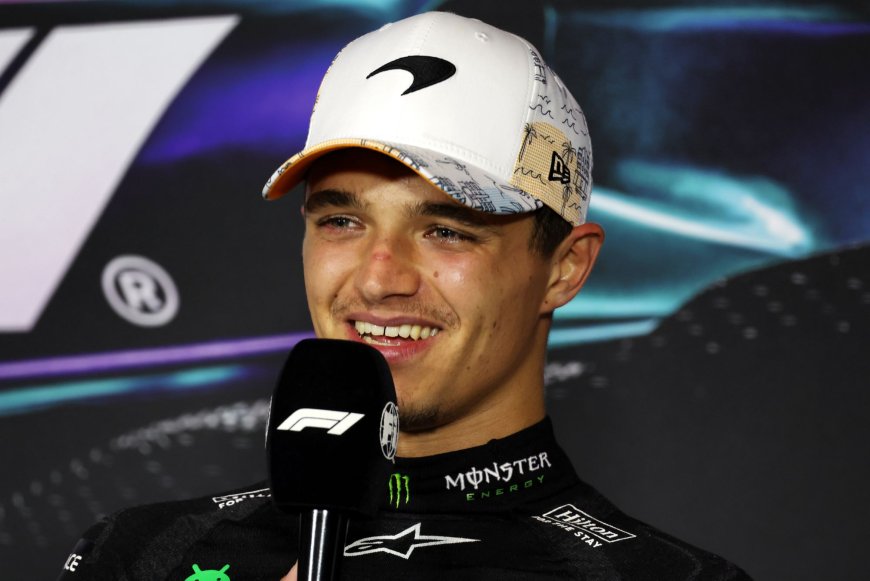 Lando Norris confiante e determinado na briga por pontos e vitórias na Fórmula 1.