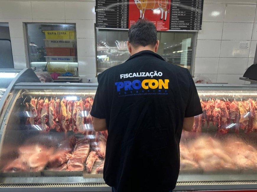 Pesquisa do Procon Tocantins revela variação de até 124% nos preços das carnes em Palmas