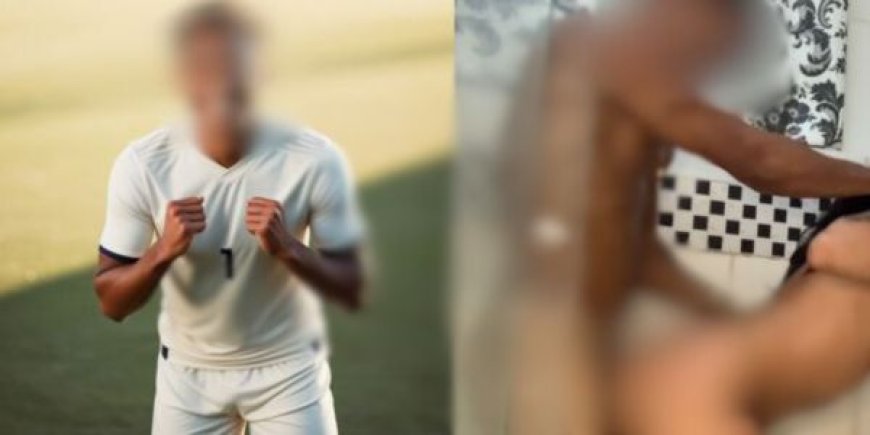 Jogador de futebol é flagrado em momentos íntimos em hotel de clube