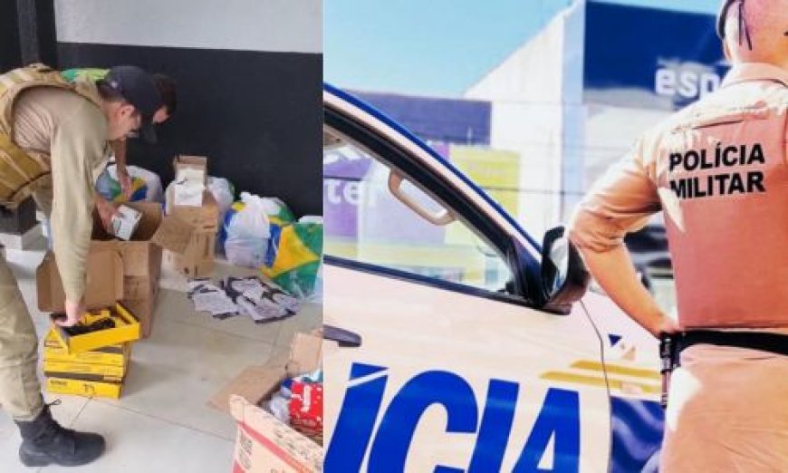 Quatro suspeitos são presos com produtos furtados em lojas de Palmas